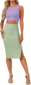 "Tessa" Cutout Midi Dress