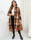 "Willa" Oversized Plaid Longline Shacket