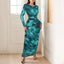 “Aura” Tie-Dye Mesh Maxi Dress