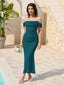 Veyora | Off The Shoulder Corset Maxi Dress