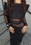 "Reva" Asymmetric Cutout Maxi Dress