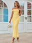 Veyora | Off The Shoulder Corset Maxi Dress
