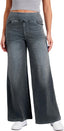 "Noa Jean" Stretch Wide-Leg Pant