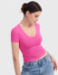 "Snatch Tee" Seamless Compression Top