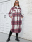 "Willa" Oversized Plaid Longline Shacket