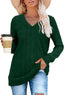 "Ellie" Ribbed Knit V-Neck Sweater – Where Cozy Meets Class