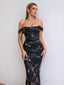 Veyora | Off The Shoulder Corset Maxi Dress