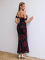 Veyora | Off The Shoulder Corset Maxi Dress