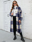 "Willa" Oversized Plaid Longline Shacket