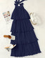 🌞 "Lola" Tiered Halter Dress