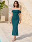 Veyora | Off The Shoulder Corset Maxi Dress