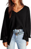 "Harlow" Waffle Knit Oversized Sweater