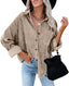 "Lottie" Oversized Corduroy Shirt