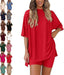 The Essential Oversized Tee & Biker Shorts Set