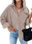 "Hollis" Corduroy Boyfriend Shirt