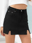 Reese | Split-Hem Denim Skort with Built-In Shorts