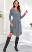 "Maeve" Knit Fit & Flare Dress