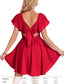Liora | Knot Front Chiffon Mini Dress