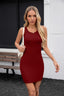 Mila | Sculpted Muse Ribbed Mini Dress