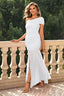 "Zyora" One-Shoulder Pleated Maxi Dress
