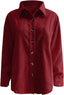 "Lottie" Oversized Corduroy Shirt