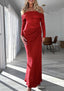 "Reva" Asymmetric Cutout Maxi Dress
