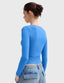 "Gigi" Square-Neck Sculpt Tee