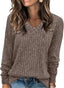 "Jules" Soft Ribbed Knit Sweater