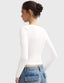 "Gigi" Square-Neck Sculpt Tee