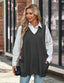 Novaira | Solid V-Neck Sweater Vest