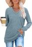 "Ellie" Ribbed Knit V-Neck Sweater – Where Cozy Meets Class