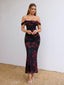 Veyora | Off The Shoulder Corset Maxi Dress