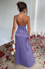 The "Isla" One-Shoulder Slit Maxi Dress