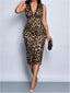"Roxy" Leopard Print Bodycon Dress