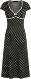 "Dotty" Polka Dot Midi Dress