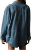 "Coastline" Denim Pullover Top
