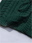 "Sarah" Button-Front Cable Cardigan