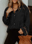 "Hollis" Corduroy Boyfriend Shirt