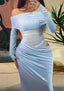 "Reva" Asymmetric Cutout Maxi Dress
