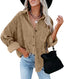 "Lottie" Oversized Corduroy Shirt