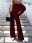 LoungeLuxe™ 2-Piece Off-Shoulder Set