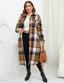 "Willa" Oversized Plaid Longline Shacket