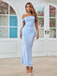 Veyora | Off The Shoulder Corset Maxi Dress