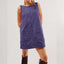Clyora | Corduroy Overall Mini Dress with Pockets