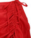 Ophelia | Gothic Ruched Ruffle Skirt