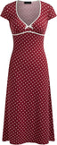 "Dotty" Polka Dot Midi Dress