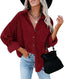 "Lottie" Oversized Corduroy Shirt