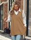 Novaira | Solid V-Neck Sweater Vest