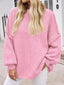 "Maeve" Slouch Knit Turtleneck Pullover