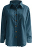 "Lottie" Oversized Corduroy Shirt